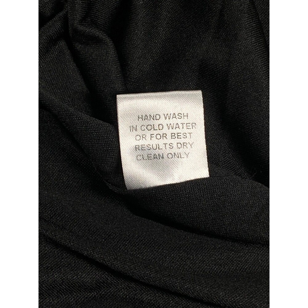 Indulge InStyle Vtg Y2K Milkmaid Maxi Dress S Black Embroidered Peasant - Picture 11 of 11